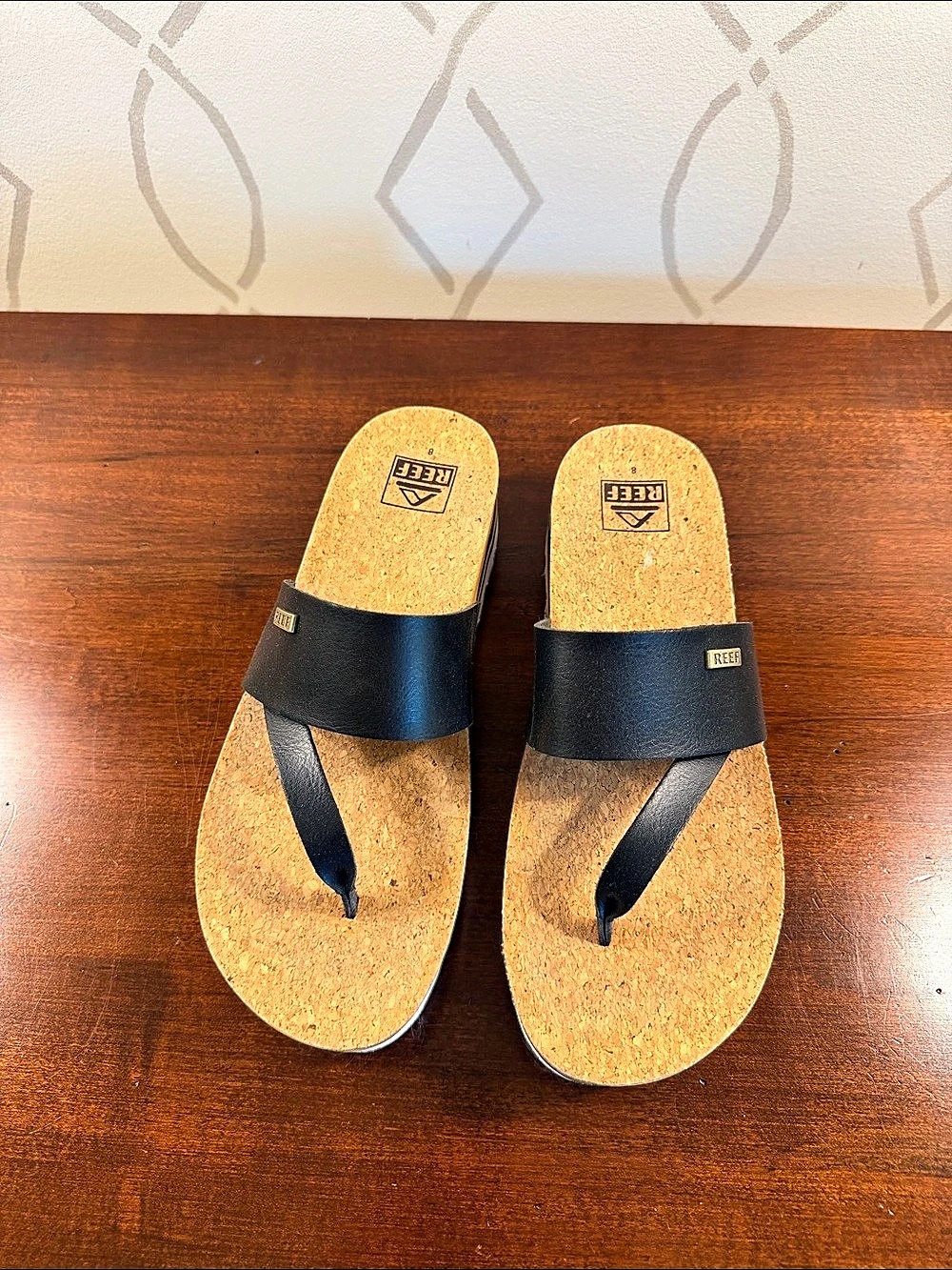 REEF Cushion Sol Hi Black & Brown Sandals